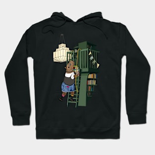 Capybara bookstore Hoodie